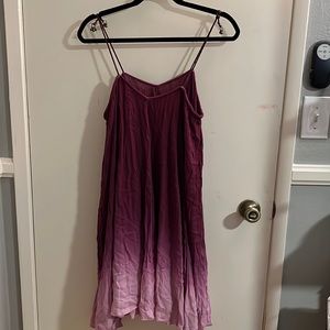 Free People Cover Up Dress / Skirt in Purple Ombré